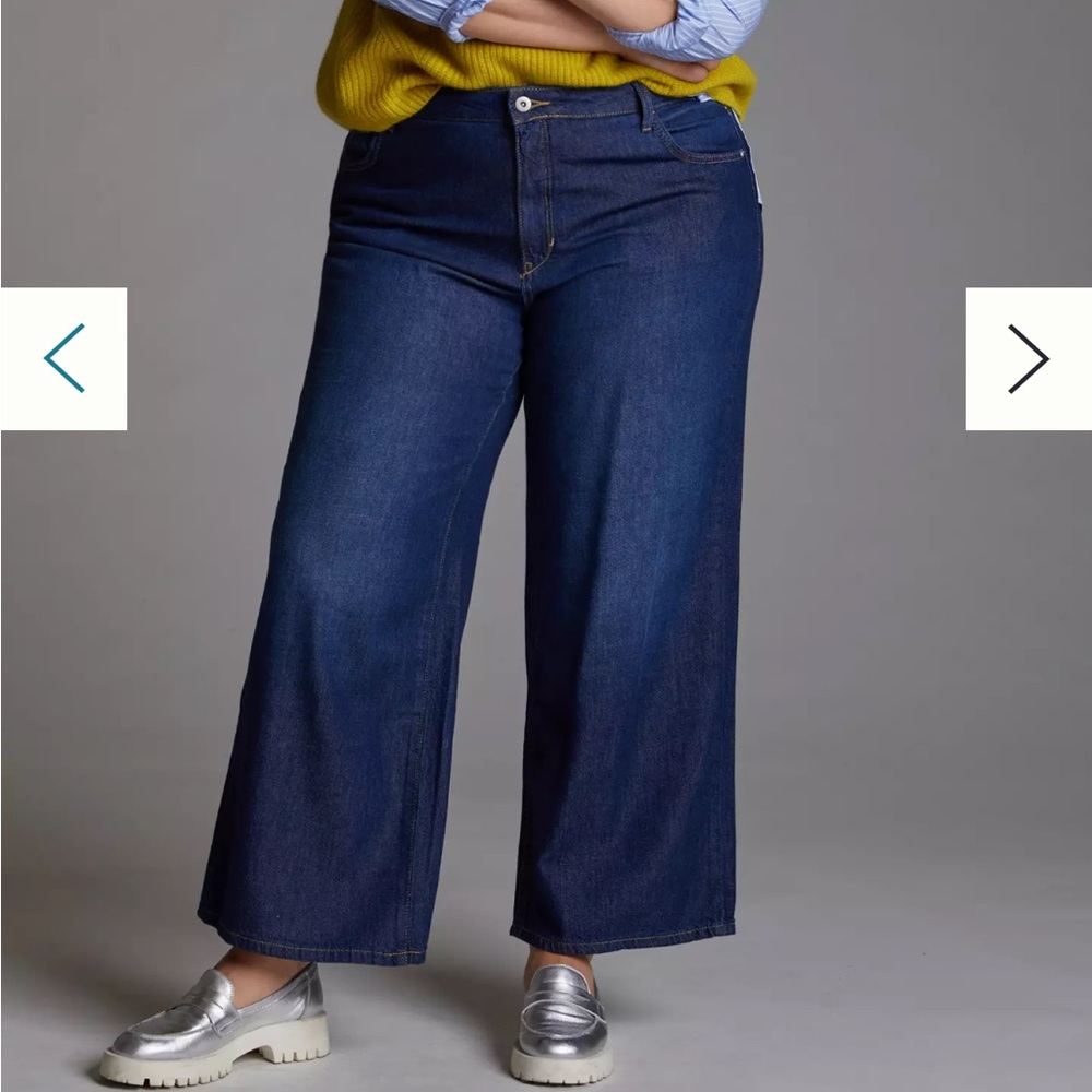 Pilcro Annie Wide Leg Jeans